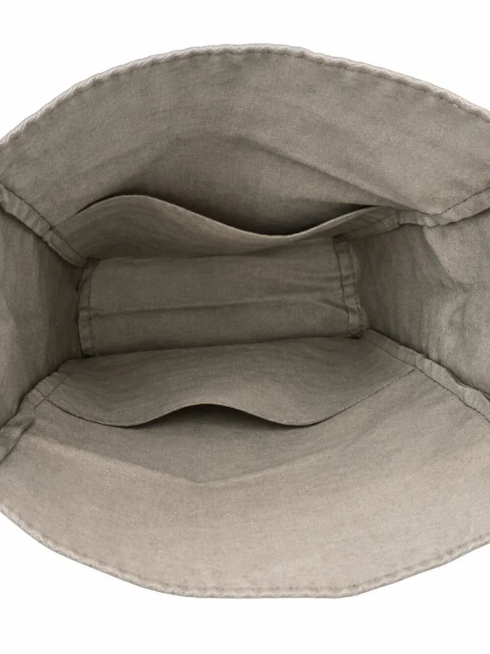 ALEXIS BITTAR JEWELRY Gray Suede Fold Over Dust Travel Pouch